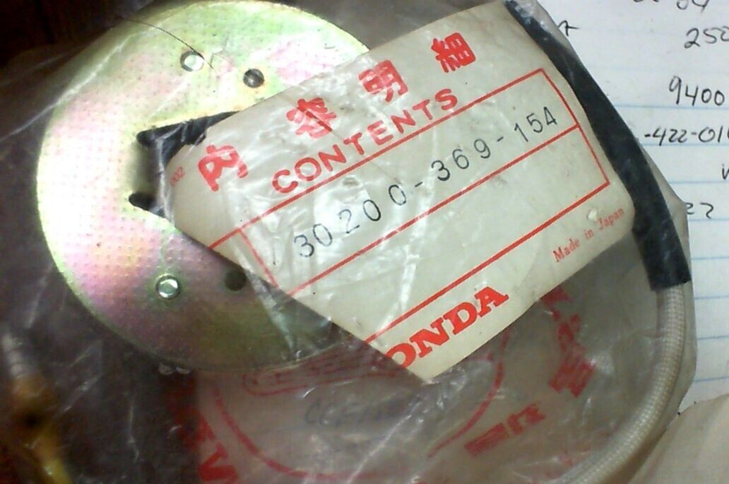 HONDA CB360 CJ360 POINTS ASSEMBLY 30200-369-154 NOS VINTAGE