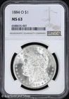 1884-O $1 Morgan Silver Dollar NGC MS 63 | Uncirculated UNC