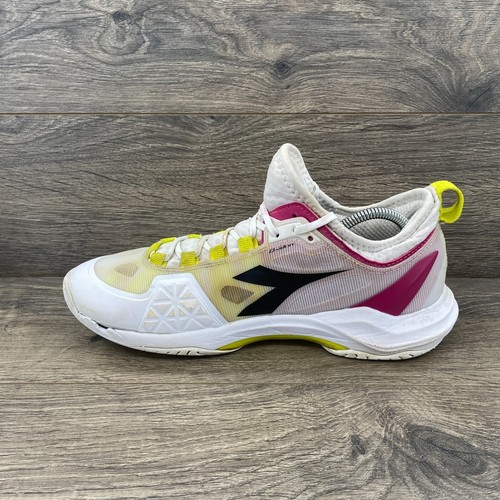 Diadora Speed Blushield Fly 4+ All Ground Tennis Sneakers Women's Size 8.5 White - Picture 3 of 14