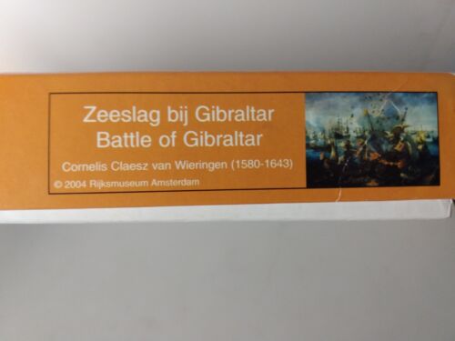 RIJKS Museo Batalla de Gibraltar Buques de Guerra Guerra 1000 Piezas Puzzle Usado Completo - Imagen 2 de 4