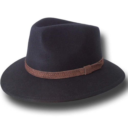 Melegari Cappello country feltro lana Venditti Blu | eBay