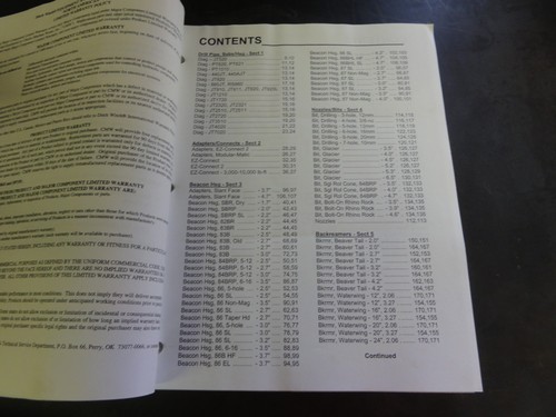 Ditch Witch Downhole Tools Parts Manual 06PL 10/99 053-450 - Picture 4 of 7