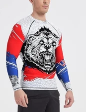 Men's Short Sleeve UPF 50+ Base layer Skins Compression Rash Guard ( 2XL ) 1771H