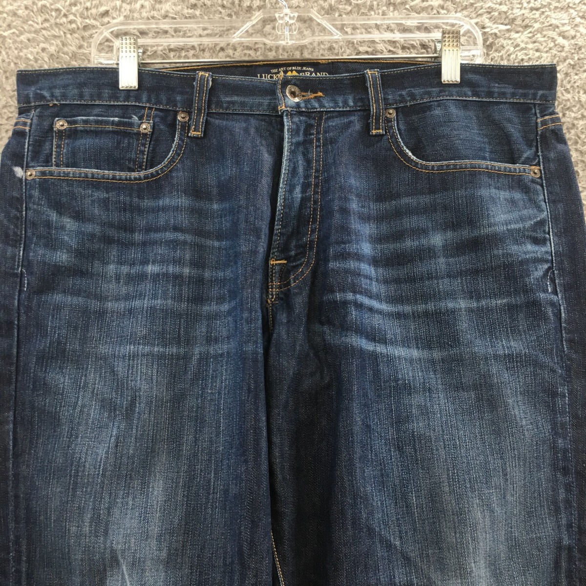 Lucky Brand 221 Original Bootcut Capri Jeans Mens 36x30 (actual