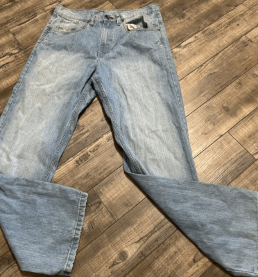Roca Wear Jeans Men 36 Blue Denim Pants Fade Baggy Rap Y2K JayZ Sean Carter