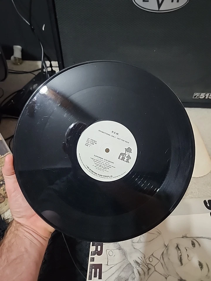 R.E.M. Superman Lp Vinyl 12' Inch Single OG IRS WL Promo Press VG+/VG+ Wax - Image 4 of 4