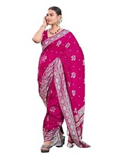 Women's Banarasi Woven Saree with Heavy Work Jacquard saree with Blouse Piece