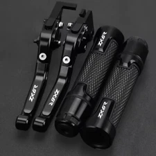 For KAWASAKI ZX6R ZX-6R ZX 6R 2000-2024 CNC Brake Clutch Levers Handlebar grips