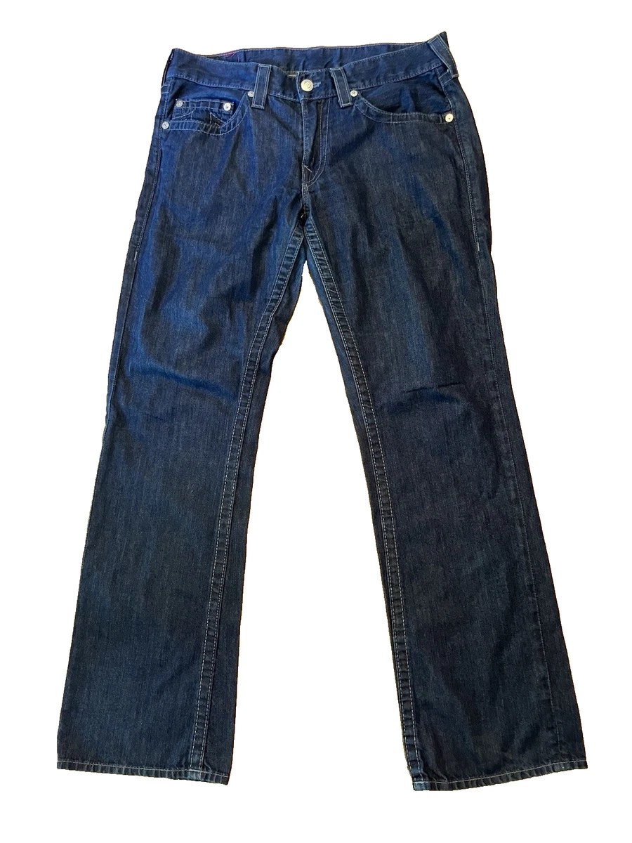 True Religion Denim Regular 34 Size Jeans Men's 33 in Inseam for