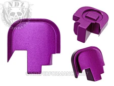 for Smith & Wesson Shield, M2.0, Plus Slide Cover Plate 9mm .40 Aluminum Purple