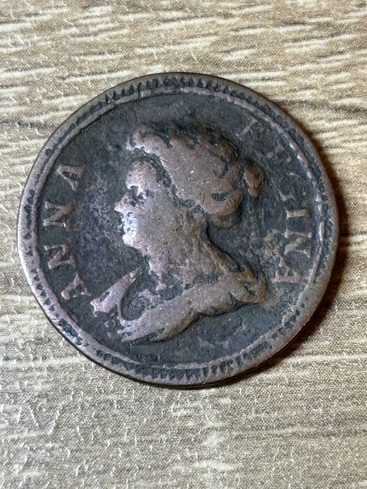 Anne, Farthing, 1714, Rare eBay