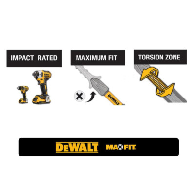 MAXFIT Steel Driving Bit Set with Sleeve 30-Piece DWAMF30 DeWalt