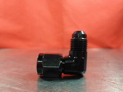 Fragola #8 Female Swivel to Male 90 Degree Fitting Black 498104-BL Fragola #8 Female Swivel to Male 90 Degree Fitting Black 498104-BL