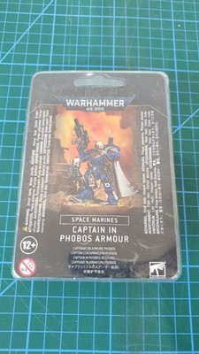 Warhammer 40.000 Space Marines Captain in Phobos Armour GW Miniatur Neu