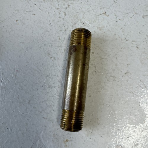 BRASS NIPPLE 3/8" X 3/8", 3" LENGTH, MALE NPT