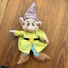 Walt Disney Company Exclusive - 8" DOPEY The Seven Dwarves Plush Beanie Baby