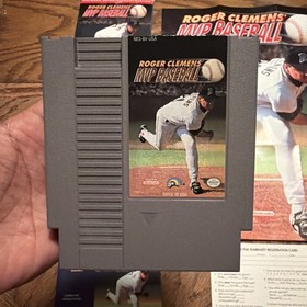 Roger Clemens' MVP Baseball (1991)(Nes) CIB w Manual & Poster.