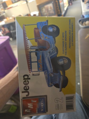 AMT 31752 Hogan’s Heroes World War II Jeep 2n1 1/25 McM kit factory Sealed! - Picture 6 of 9