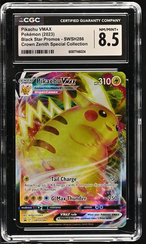 Pikachu VMAX graded CGC 8.5 for sale on eBay