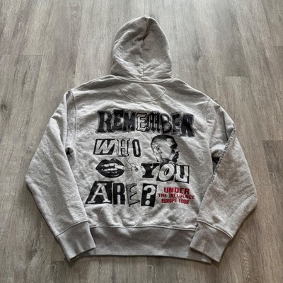 RARE Chris Brown Under The Influence Europe Tour Breezy Hoodie Grey Mens Large