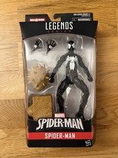 Hasbro Marvel Legends Spider-Man Black Symbiote Suit With Sandman Build A Figure