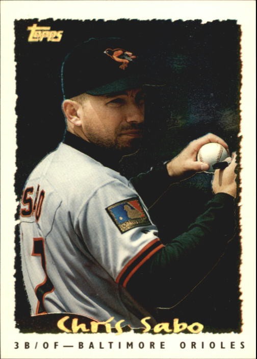 1995 Topps Cyberstats #84 Chris Sabo - BB