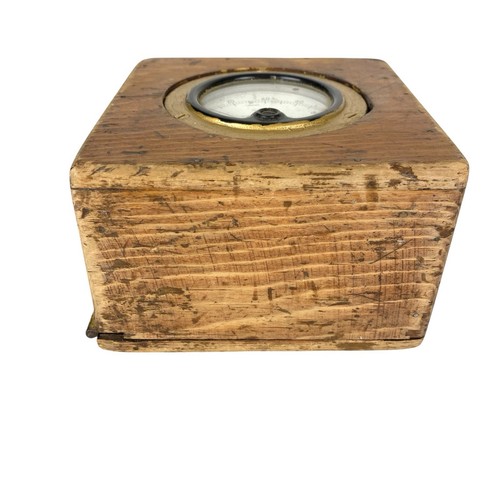 Weston DC Voltage Meter Model 301 Measures 0 To 80 Volts Wood Box Mounted Untest - Picture 6 of 9