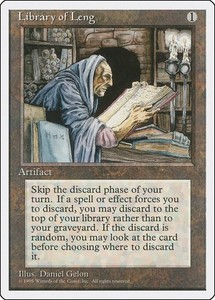 Library of Leng - Fourth Edition MTG