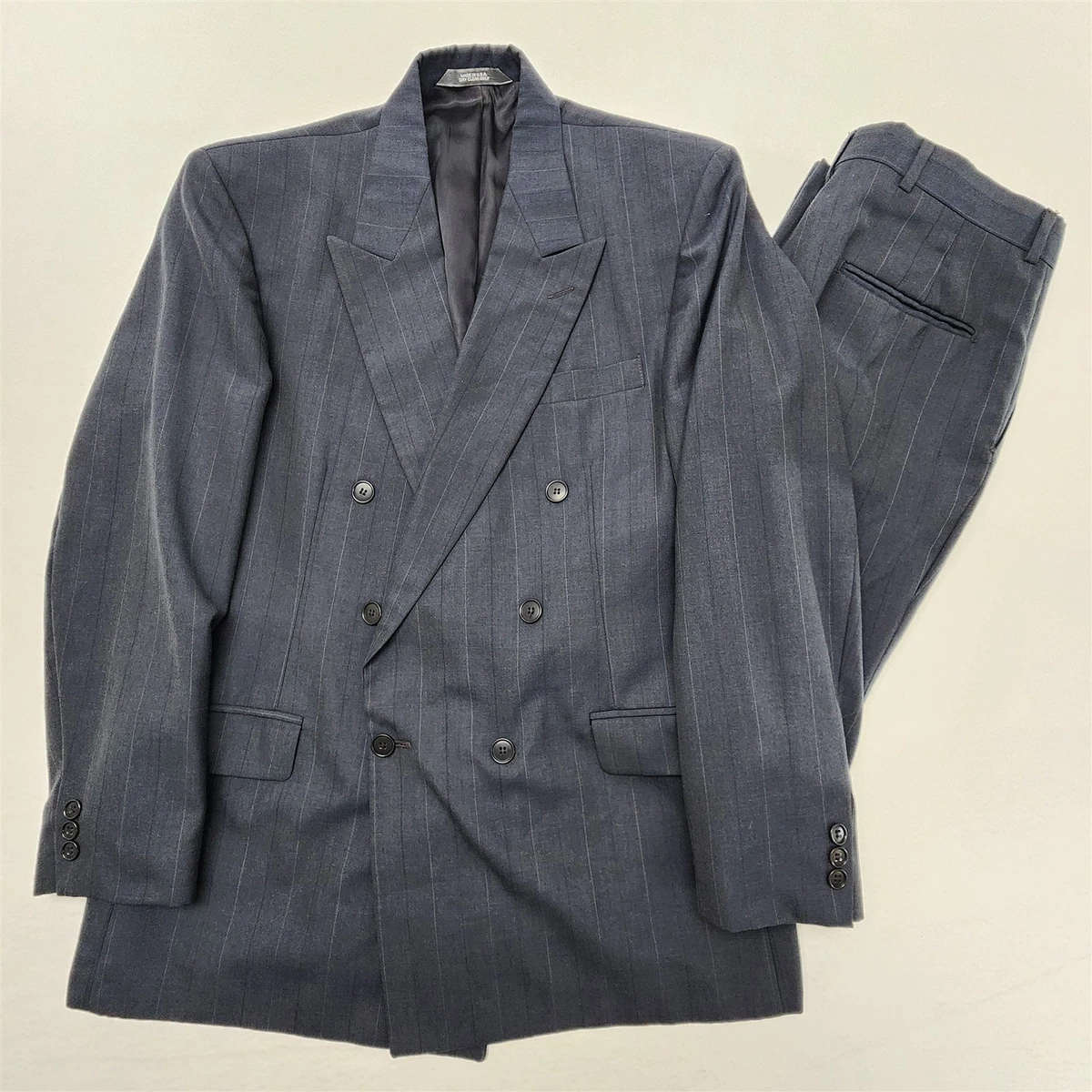 Double-Breasted Striped Suits for Men for sale | eBay