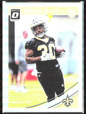 BOSTON SCOTT 2018 Donruss Optic RC Rookie SILVER Prizm #128 Eagles!