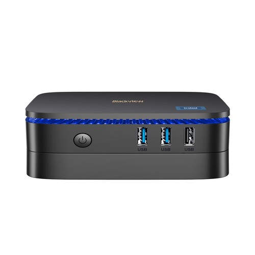 Blackview MP60 Noir – Mini PC Intel® N5095, 16 Go RAM, 512 Go SSD, Dual 4K HDMI - Afbeelding 4 van 6