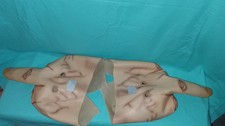 Lot Of 2 Flip the middle finger Halloween Cosplay Latex Mask
