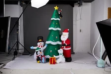 LEADZM 7.5FT Lighted Christmas Inflatable Decoration