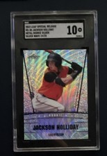 Leaf Special Release Metal Rookie Jackson Holliday Silver Wave 19/25 SGC 10