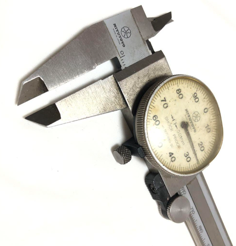 Mitutoyo Dial Caliper 150mm D-15E(505-660-50) VG condition limited From JAPAN - Picture 9 of 12