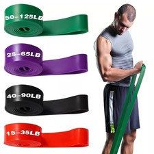 Heavy Duty Resistance Bands Set of 4 for Workout Fitness Pull Up Gym Training