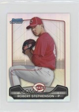 2013 Bowman Chrome Risin' thru the Ranks Refractor Robert Stephenson #RTR-RS 7at
