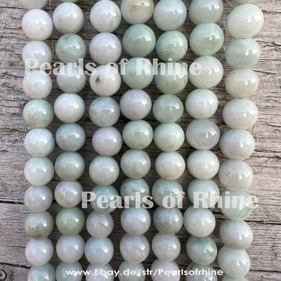 Natürliche Jade 4 6 8mm Perlen 38cm Strang DIY Schmuck basteln Armband Mala