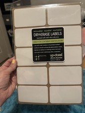 Dry Erase Labels Silicone Whiteboard and Reusable Stickers