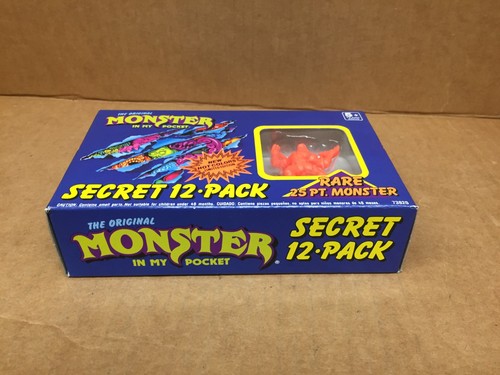VINTAGE 1990 MATCHBOX MONSTER IN MY POCKET SECRET 12 PACK BOXED NEW & SEALED - Picture 8 of 9
