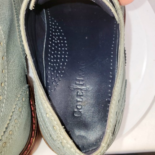 Cole Haan Collab Mens Shoes Size- 8W Grey #L0018 - Picture 12 of 13