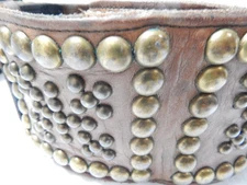 VINTAGE SOUTHERN PLAINS CHEYENNE / COMANCHE INDIAN STUDDED BELT 4 +/-" WIDE
