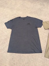 First Lite Logo Cotton SS T Shirts Lot Of 3 Medium Navy Olive Light Blue