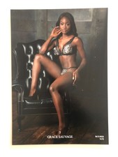 AFFICHE POSTER LINGERIE AMBRA PAPIER GLACE