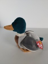 Ty Beanie Babies Duck "Jake" P.E.Pellets, 1997