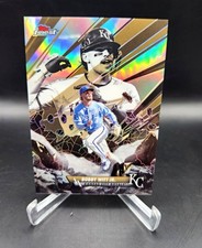2026 Topps Finest Bobby Witt Jr Smashing Thro...