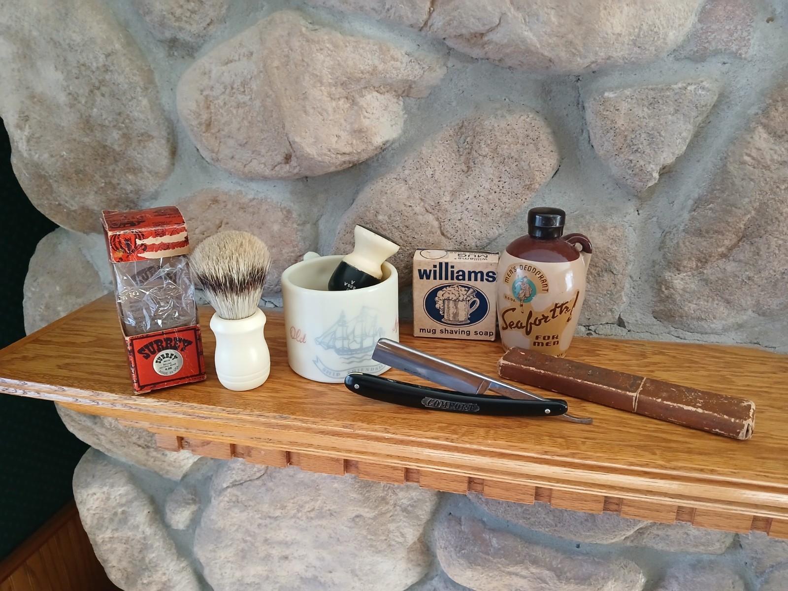 FRIDER BAURMANN & SOHNE,OLD SPICE,SURREY, SEAFORTH BARBER LOT ANTIQUE 