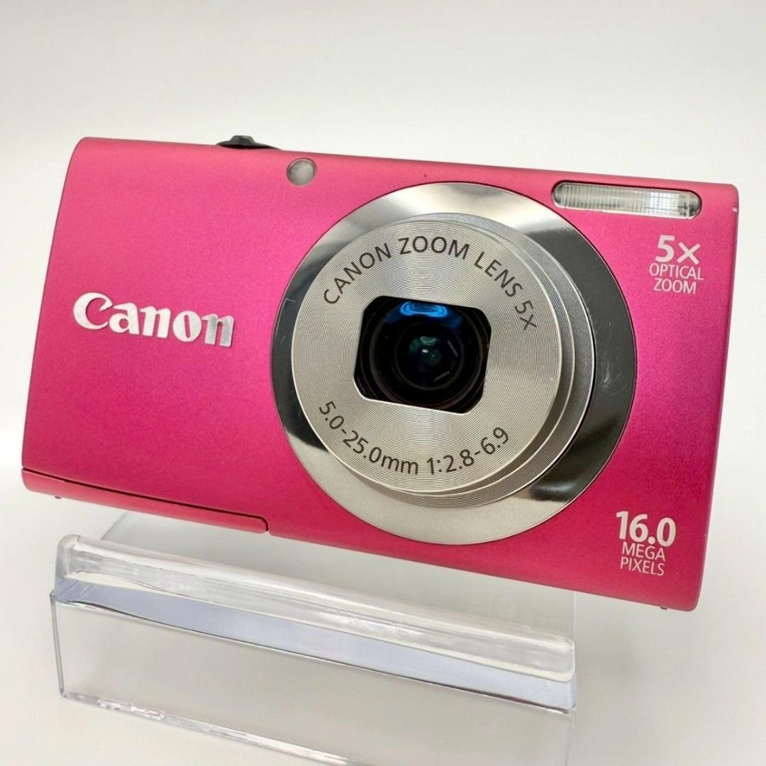 K1519 Canon PowerShot A2300 PC1732ピンク MINT] Canon PowerShot A2300 Pink 16.0 MP Digital Camera