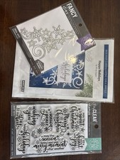 hero arts stamps and dies Snowflake Corner Fancy Die And Snowflake Messages Stan