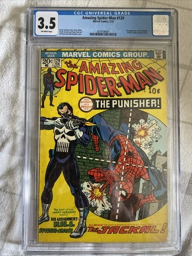 The Amazing Spider-Man #129 Marvel Comics CGC 3.5 First Punisher